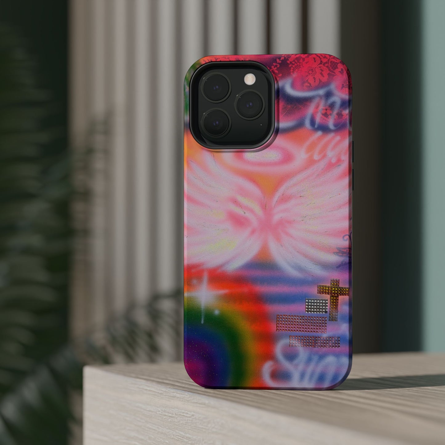 MagSafe "summer bliss" airbrush iPhone case