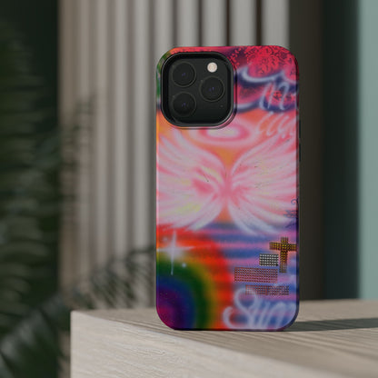 MagSafe "summer bliss" airbrush iPhone case