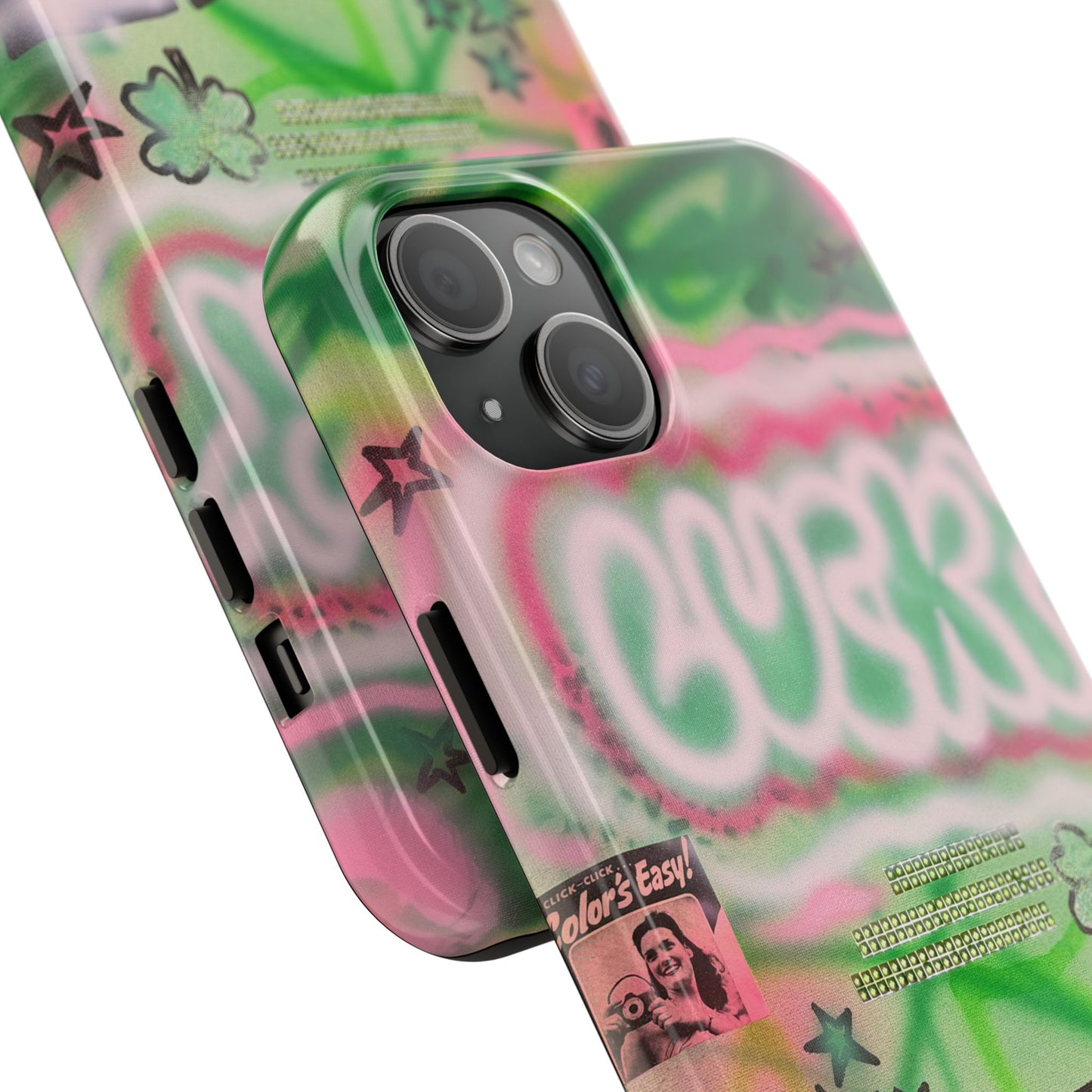 "so lucky" airbrush iPhone case