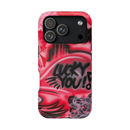 MagSafe „lucky you! pt. 2“ Airbrush iPhone Hülle