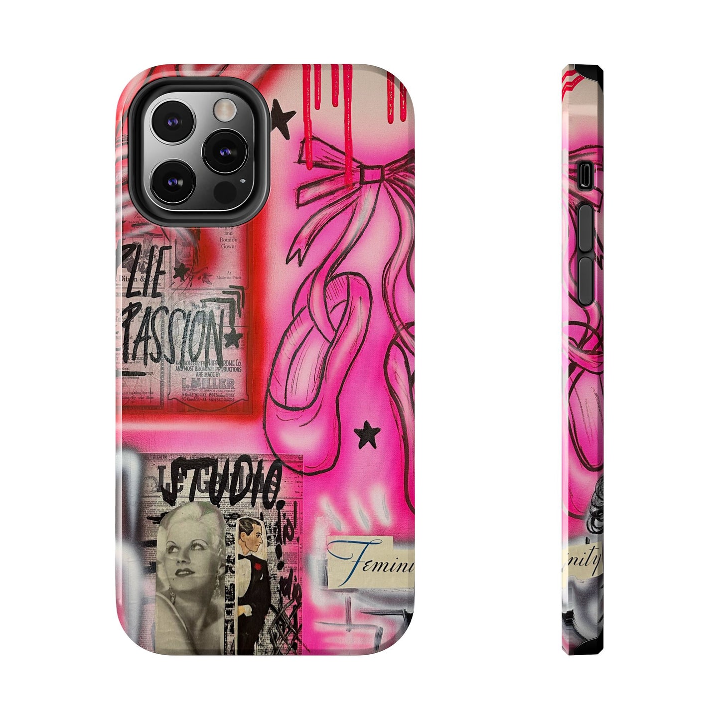 "plié passion” airbrush iPhone case