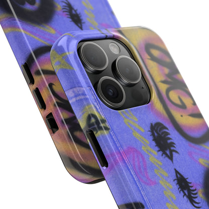 "eye$ on lies" airbrush iPhone case