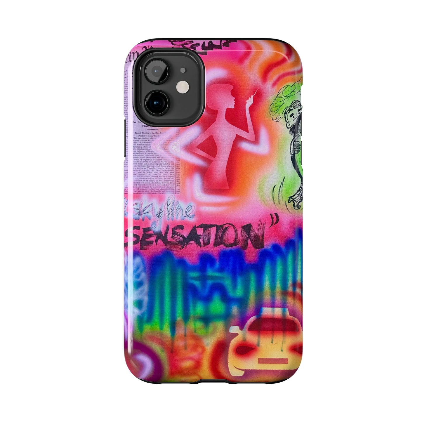 "skyline sensation" airbrush iPhone case