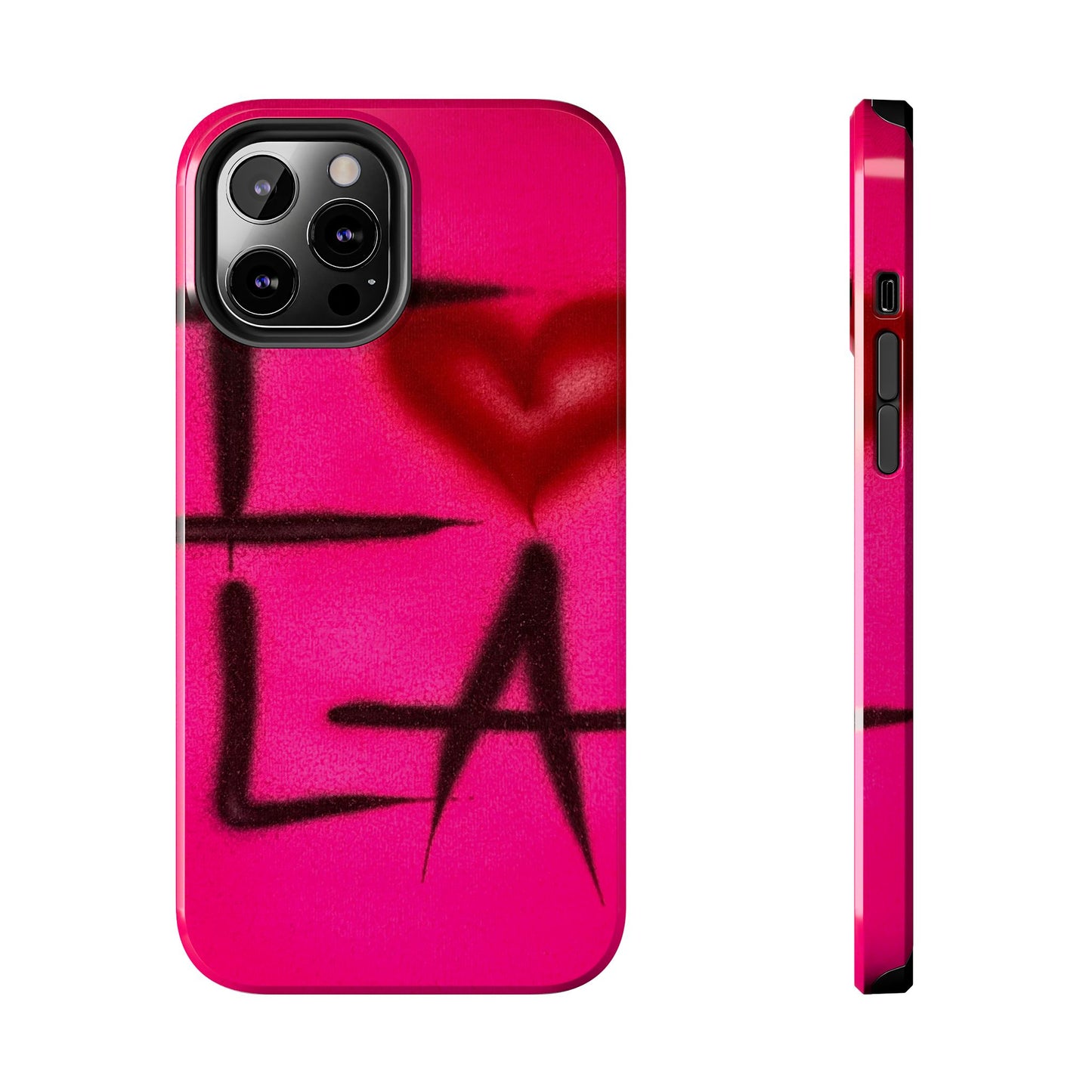 "I <3 LA" airbrush iPhone case