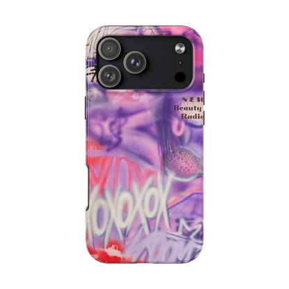 "mic check" airbrush iPhone case