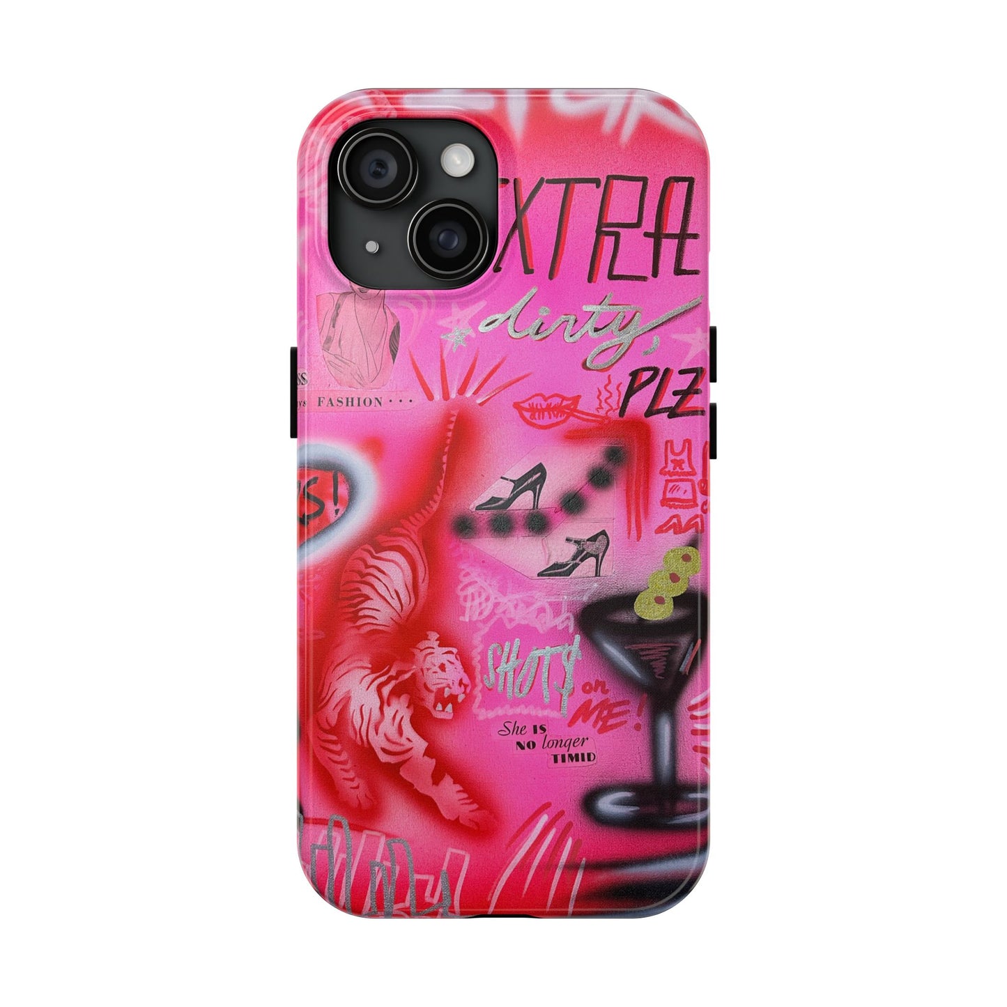 "extra dirty, plz!" airbrush iPhone case