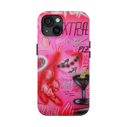 "extra dirty, plz!" airbrush iPhone case
