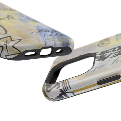 MagSafe "golden glacier" airbrush iPhone case