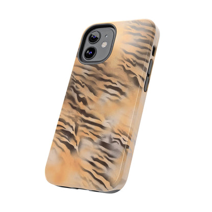 neutral tiger airbrush iPhone case