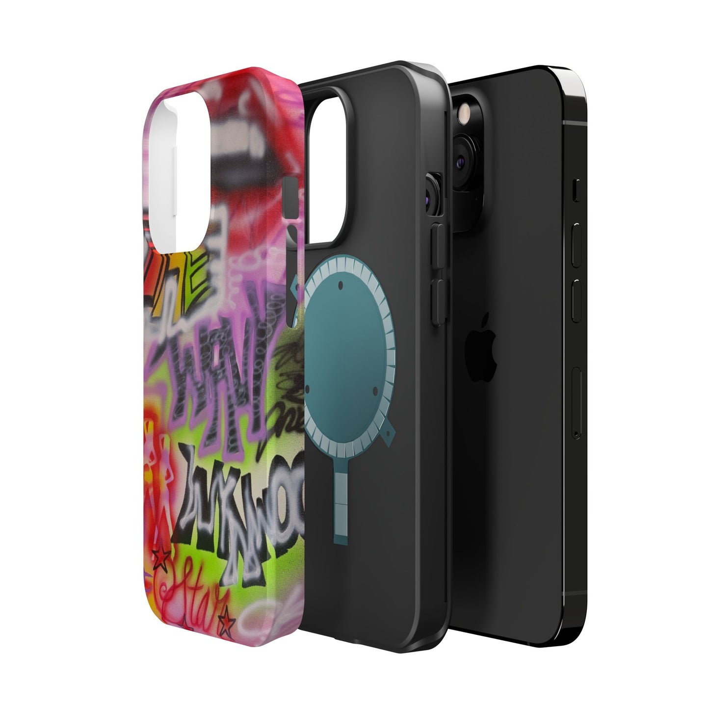 MagSafe "wynwood gold" airbrush iPhone case