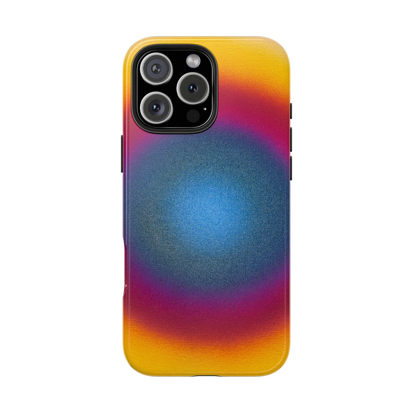 "blue raspberry aura" airbrush iPhone case