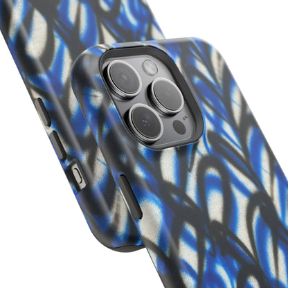 MagSafe "abstract hearts" airbrush iPhone case