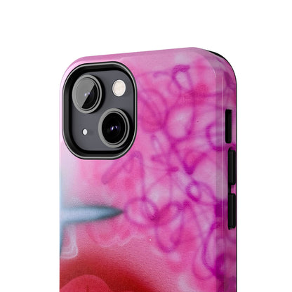 "glitter aura" airbrush iPhone case