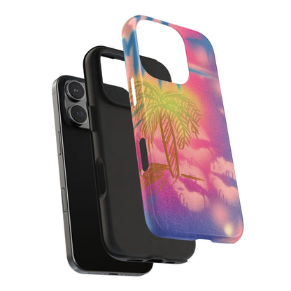 "glowy night" airbrush iPhone case