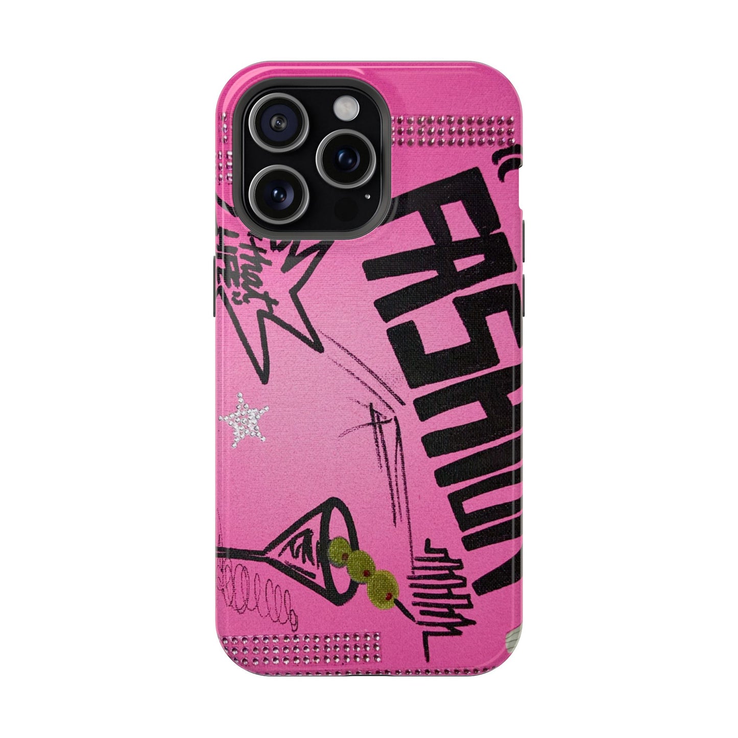 MagSafe "high fashion pt. 2" airbrush iPhone case