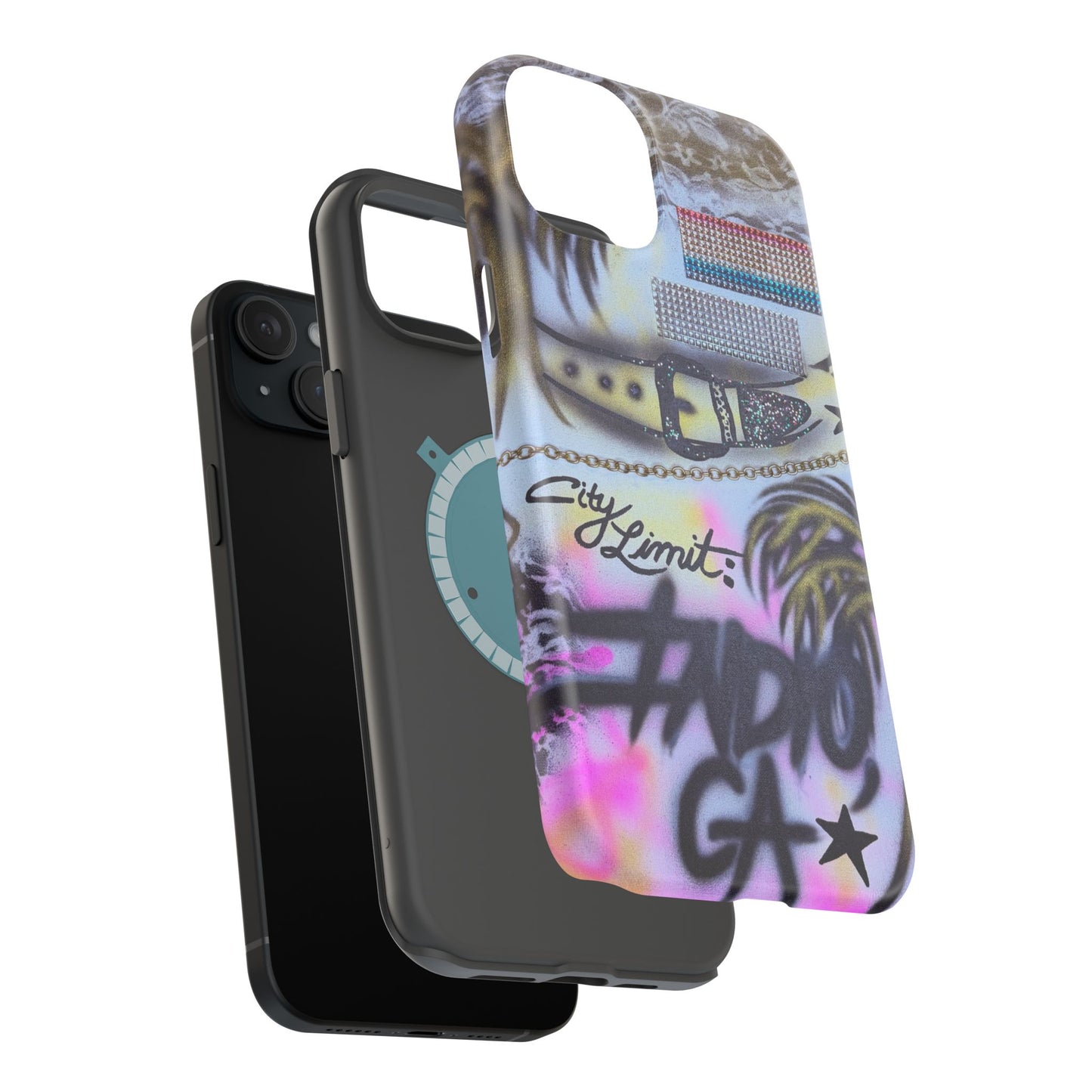 MagSafe "indio, ca" airbrush iPhone case