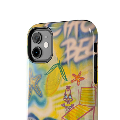 "ciao bella" airbrush iPhone case