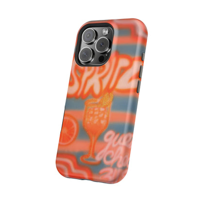 MagSafe "aperol spritz pt. 2" airbrush iPhone case