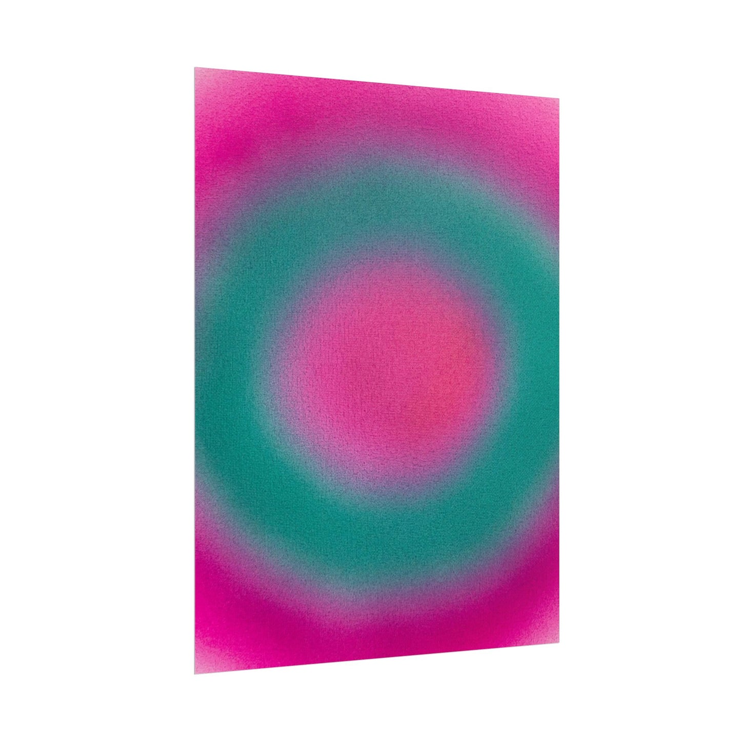 "watermelon swirl" airbrush rolled print