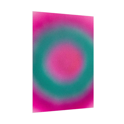 "watermelon swirl" airbrush rolled print