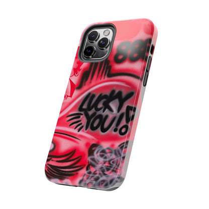 "LUCKY YOU! PT. 2" airbrush iPhone case