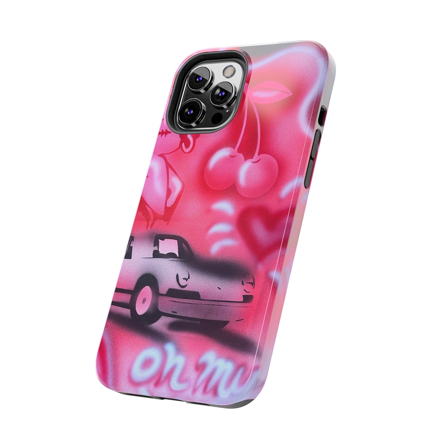 "on her way" airbrush iPhone case