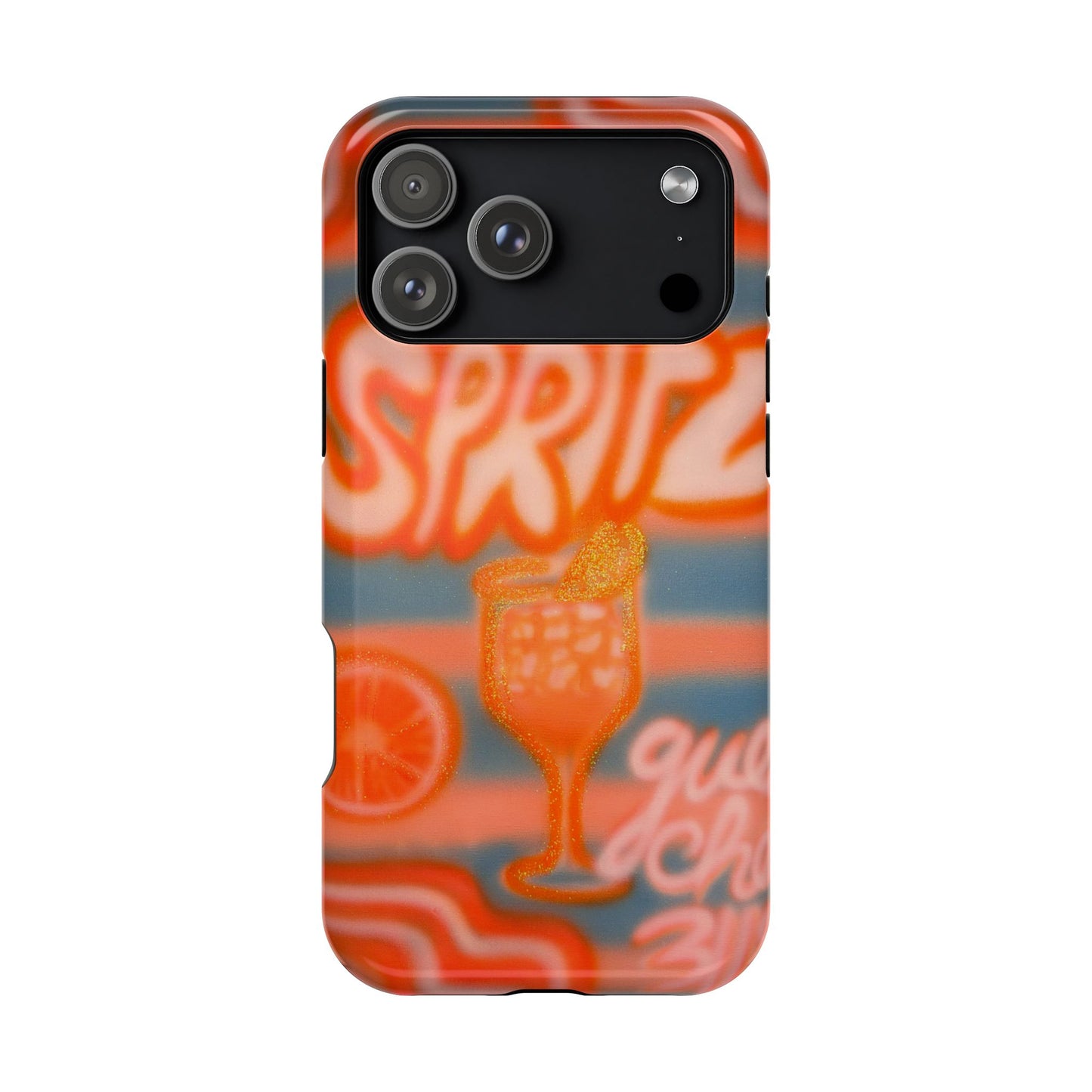 MagSafe "aperol spritz pt. 2" airbrush iPhone case