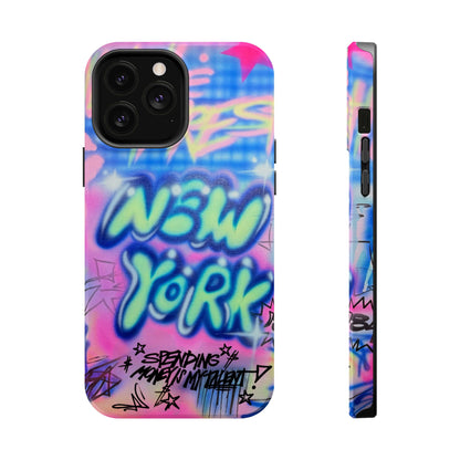 magsafe "spending $$ is my talent" airbrush iPhone case