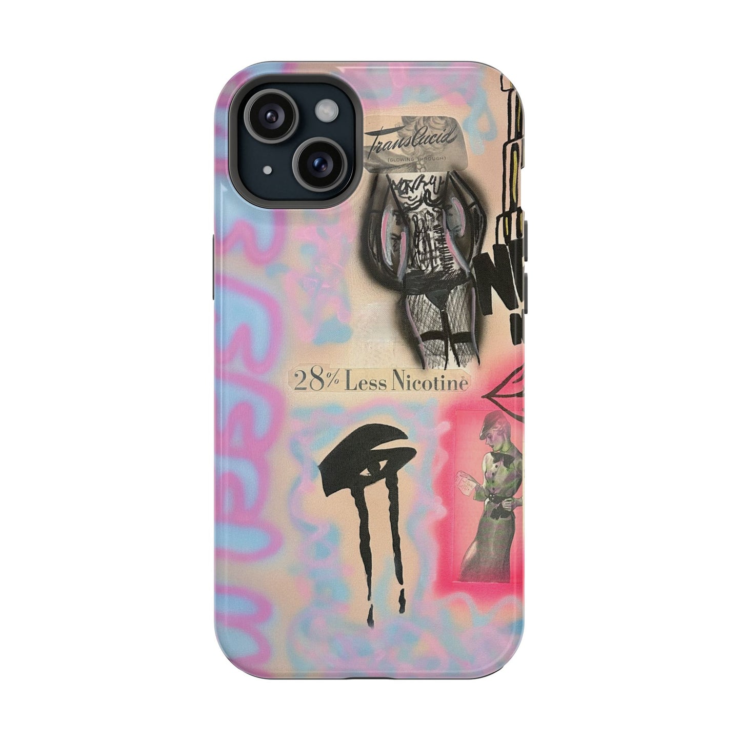 MagSafe "the feeling" airbrush iPhone case