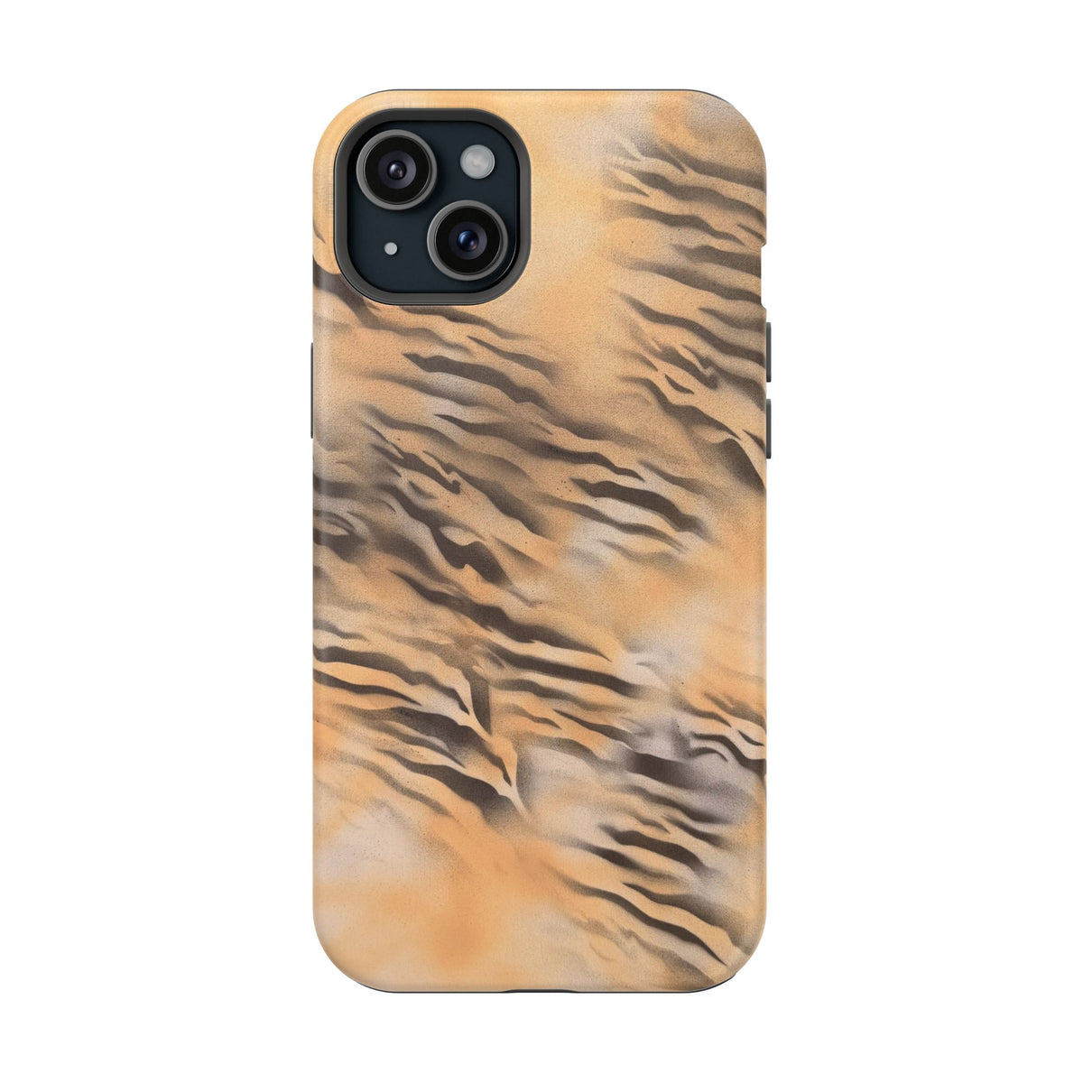 MagSafe "neutral tiger" airbrush iPhone case