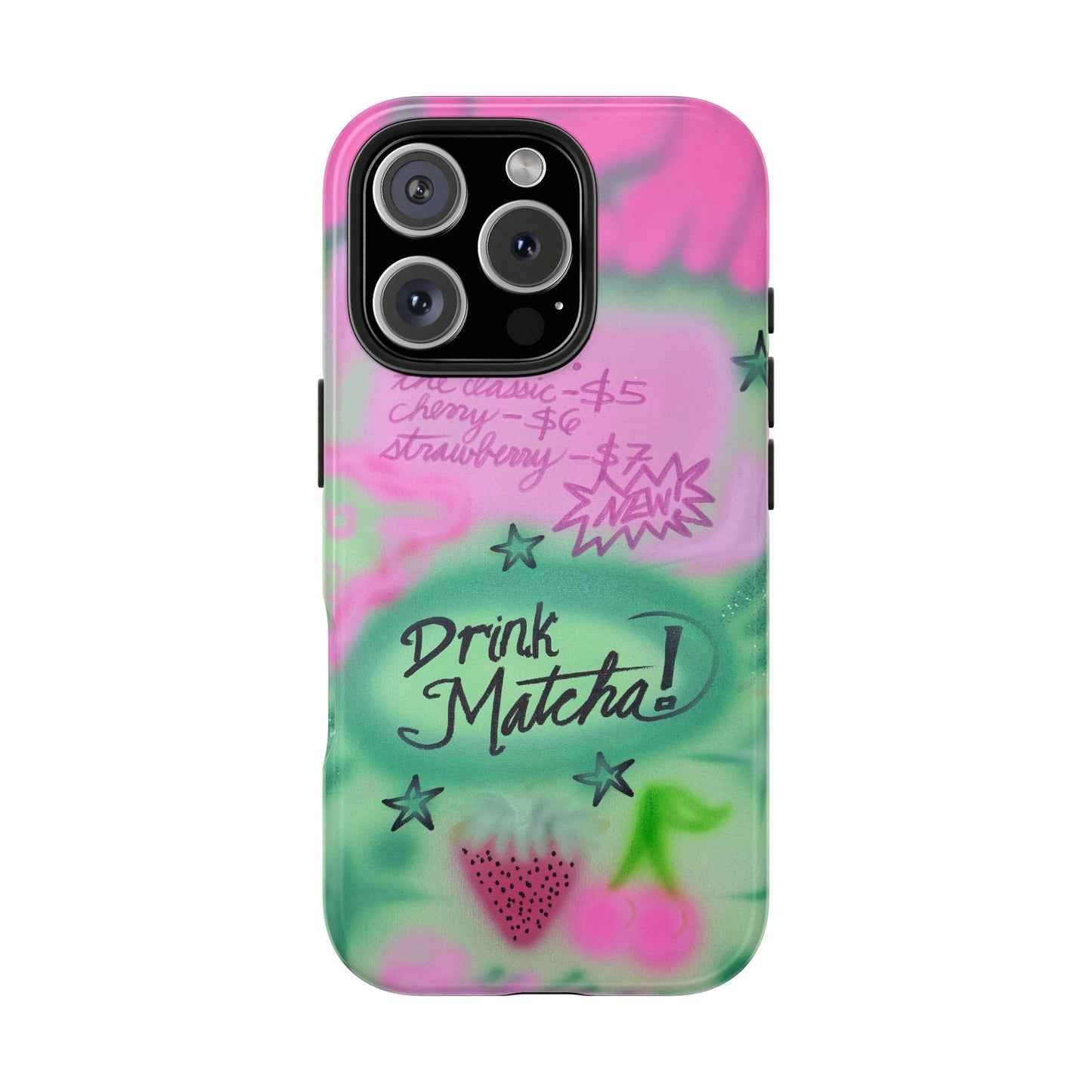 "matcha!" airbrush iPhone case