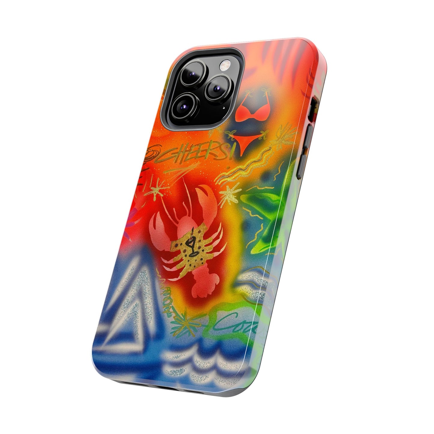 "tipsy lobster" airbrush iPhone case