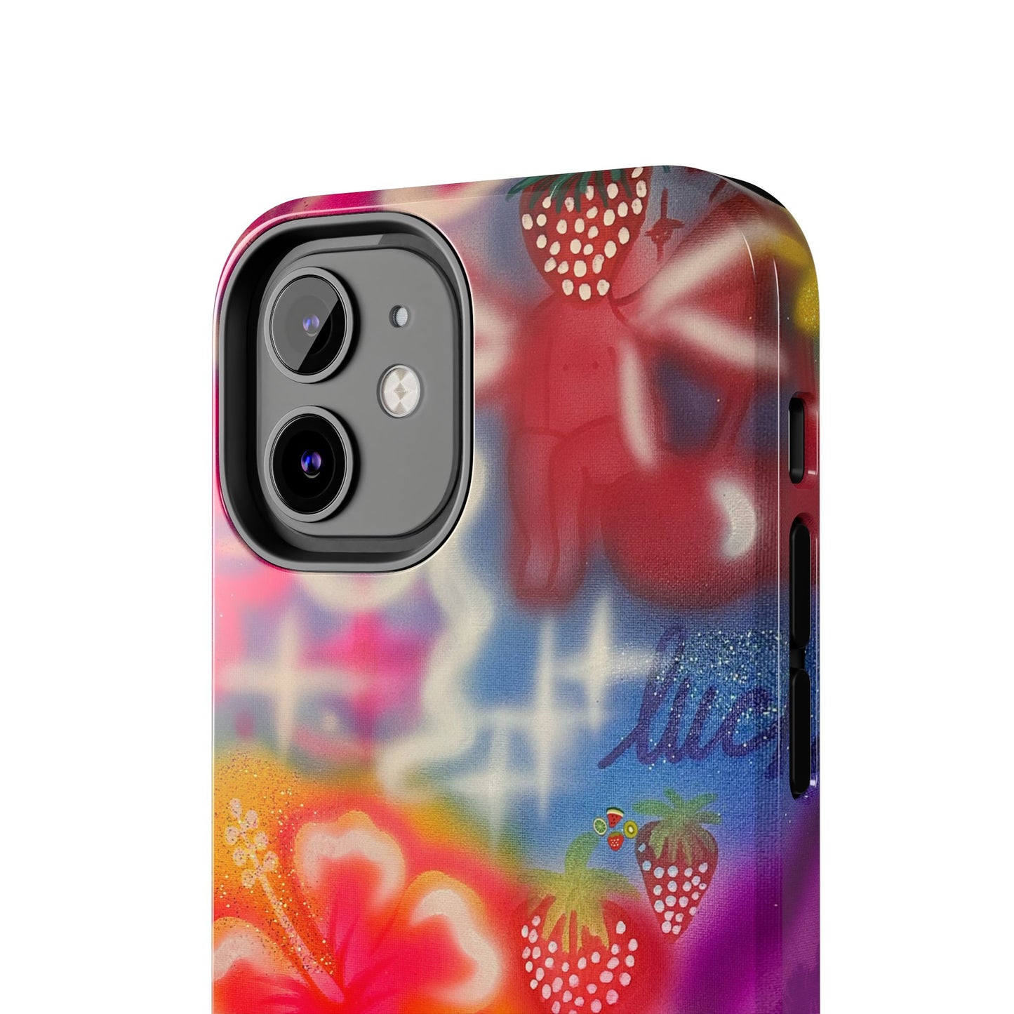 "luck and luv" airbrush iPhone case
