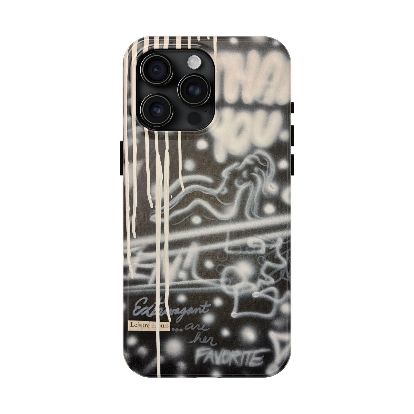 "extravagant leisure" airbrush iPhone case