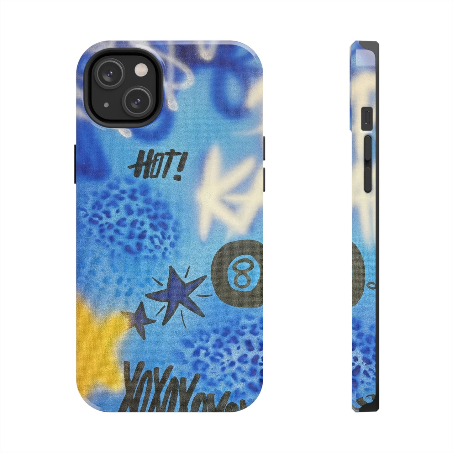 "brilliant blues" airbrush iPhone case