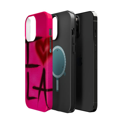 MagSafe „I ❤️ LA“ Airbrush iPhone-Hülle