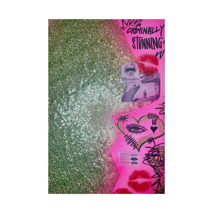 "glitter gloss" airbrush rolled print