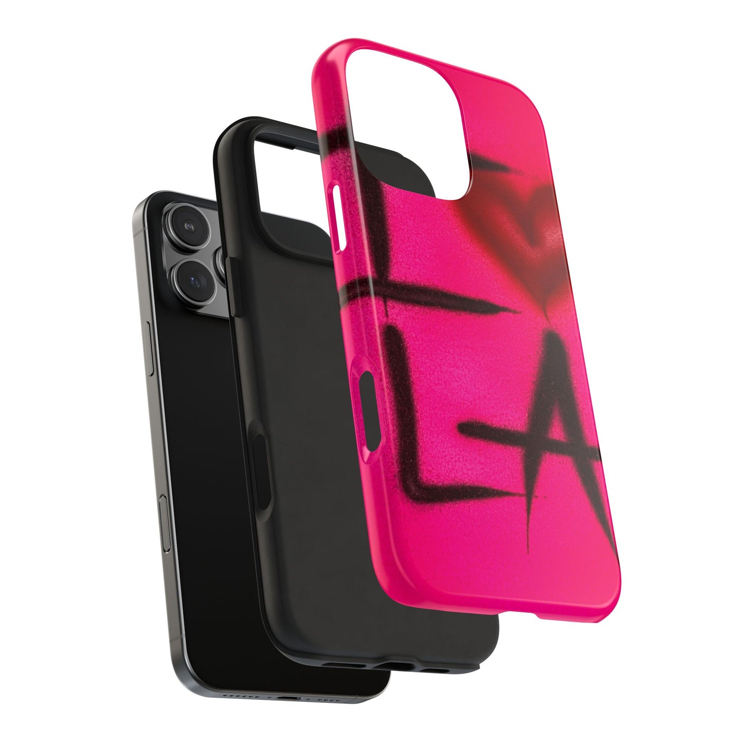 "I <3 LA" airbrush iPhone case