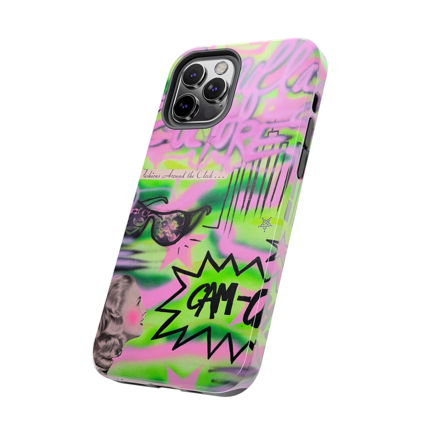 "green camo" airbrush iPhone case