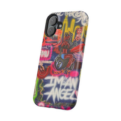 MagSafe "im an angel" airbrush iPhone case