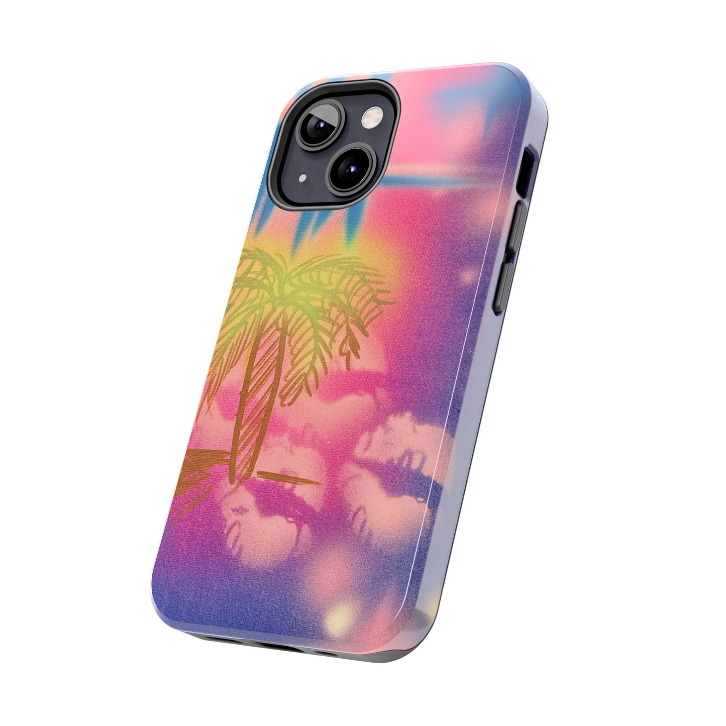 "glowy night" airbrush iPhone case