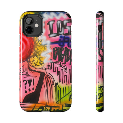 "lost in paradise" airbrush iPhone case