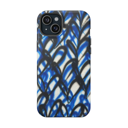 MagSafe "abstract hearts" airbrush iPhone case