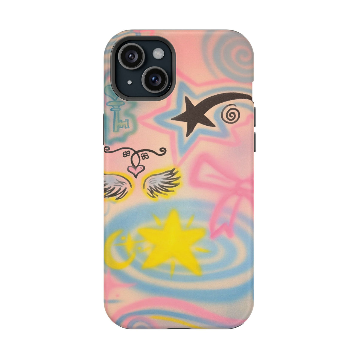 MagSafe "star energy" airbrush iPhone case