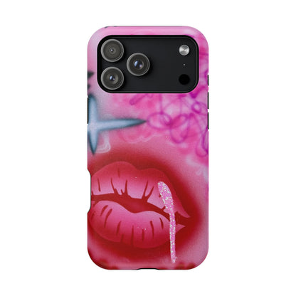 MagSafe limited edition "glitter aura" airbrush iPhone case