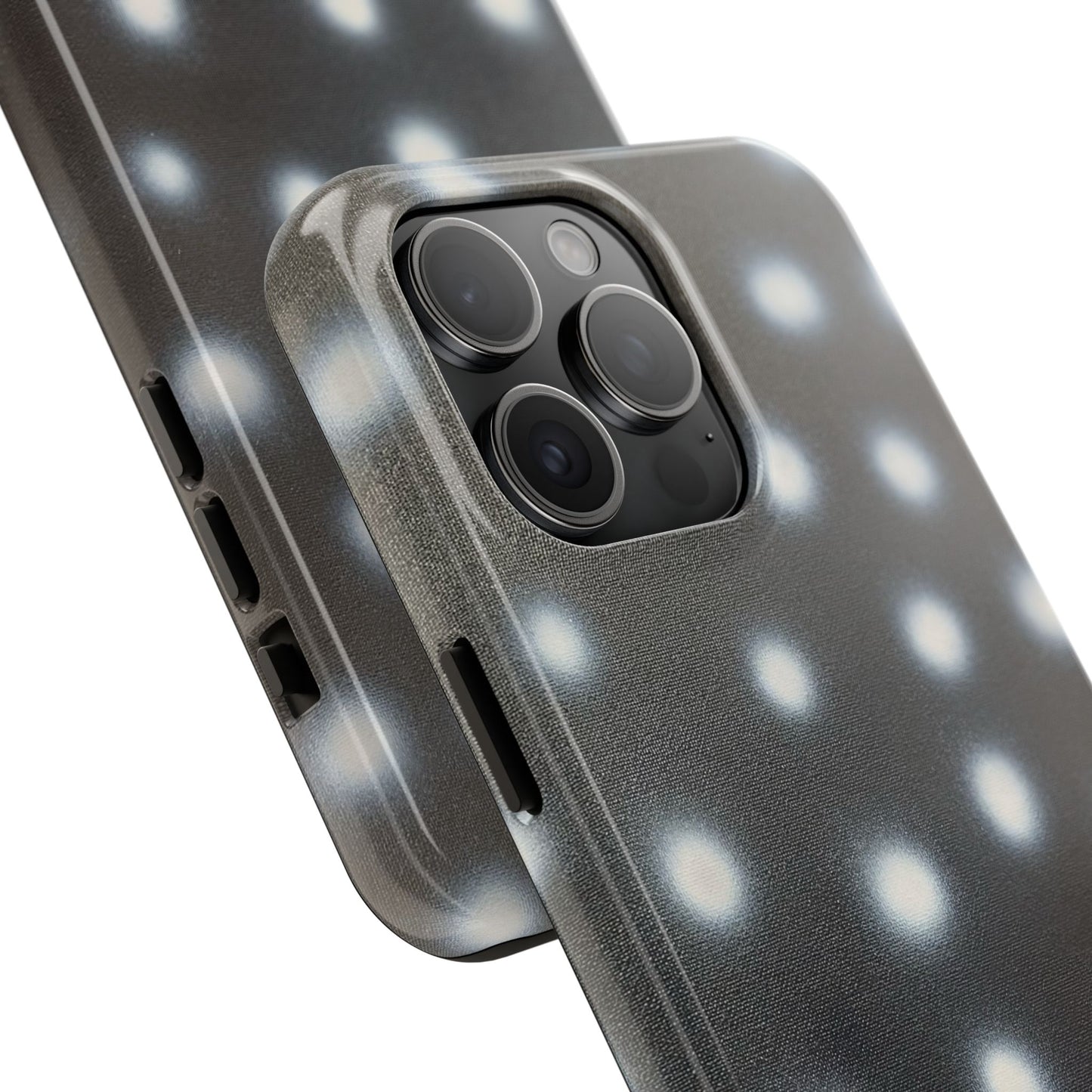 "coconut noir polka dot" airbrush iPhone case