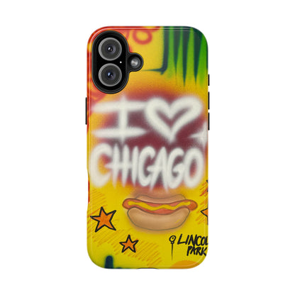 "chicago" airbrush iPhone case