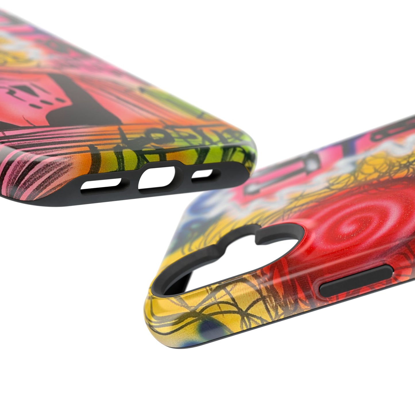 MagSafe „Lost in Paradise“ Airbrush-iPhone-Hülle