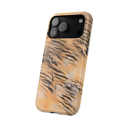MagSafe "neutral tiger" airbrush iPhone case
