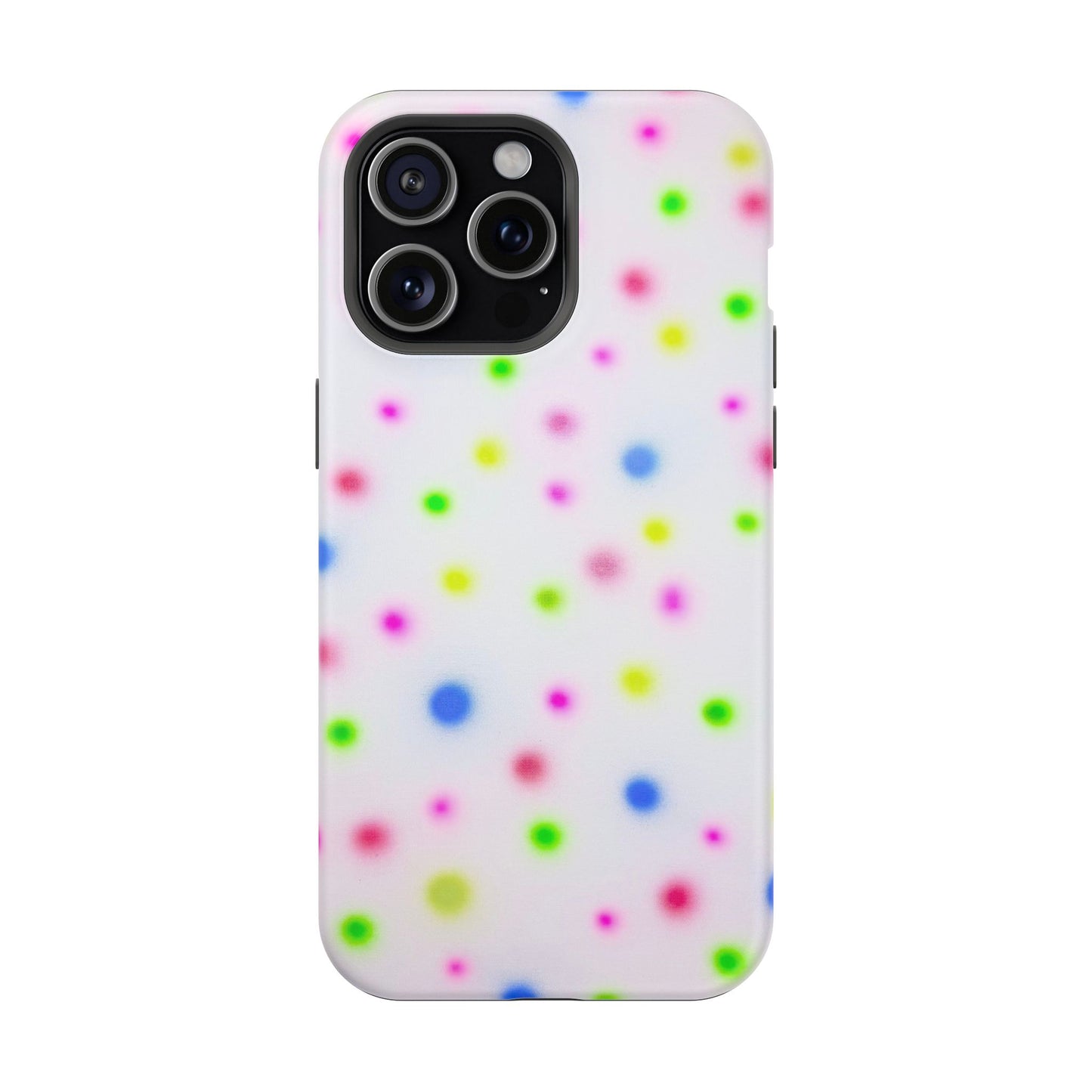 MagSafe "birthday cake polka dot" airbrush iPhone case